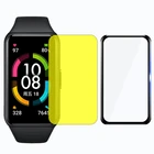 2 шт. Защитное стекло для экрана для huawei honor band 6 Защитная пленка для Honor band6 band 6 Аксессуары для смарт-браслета