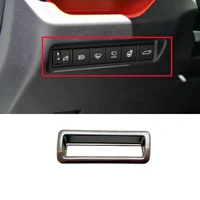 abs wood grain for toyota rav4 2019 2020 lhd car left middle control box decoration cover trim sticker car styling accessories