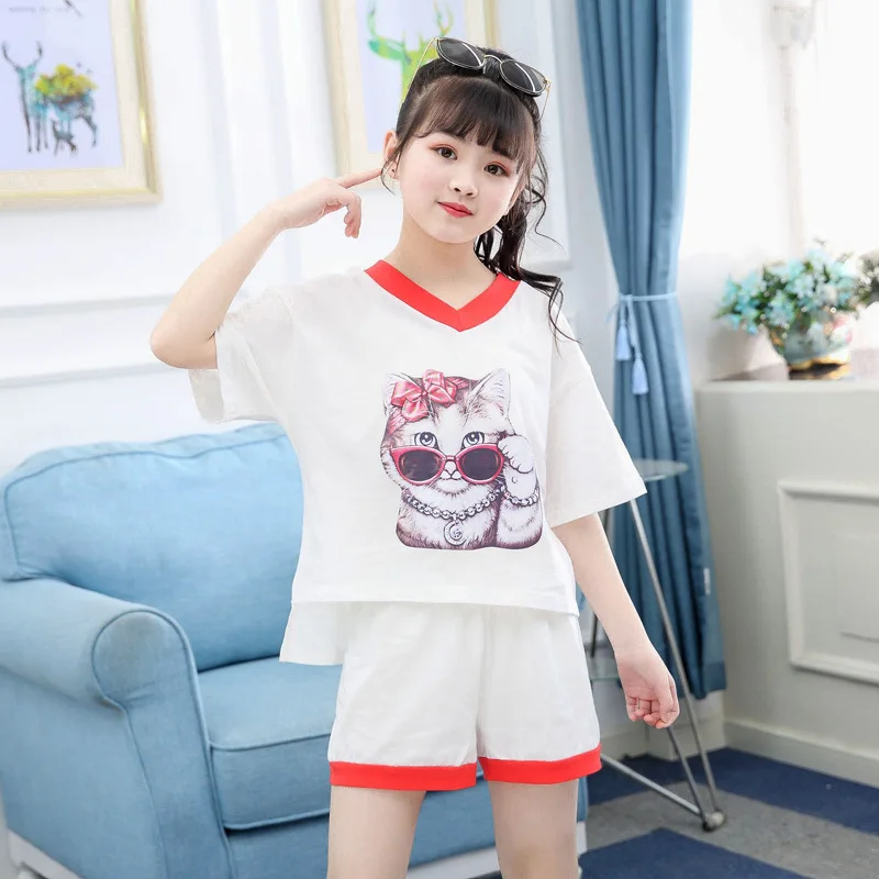 

Teenage Girls Clothing 2020 Summer Girls Clothes 2Pcs Kids Outfit For Girl Suit Children Clothing Set 4 5 6 7 8 9 10 12 13 Years