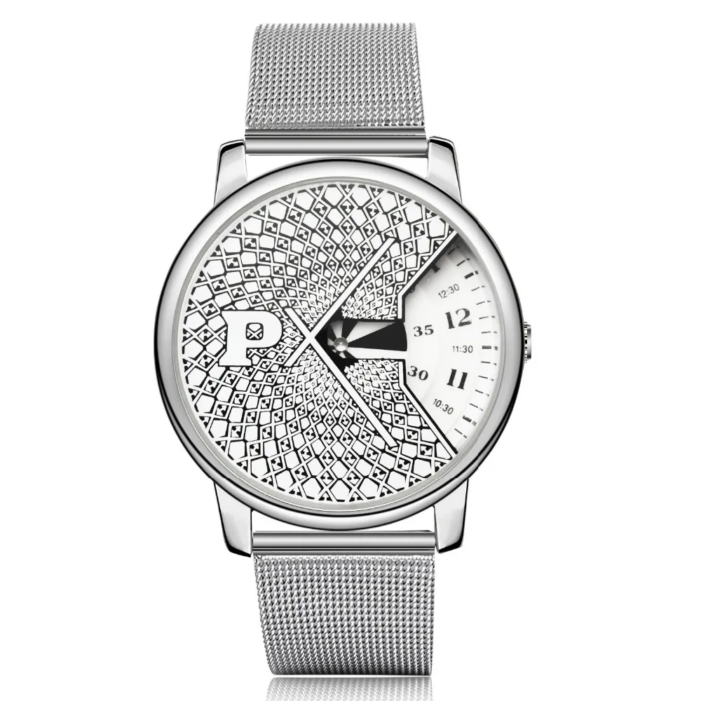 

Роскошные брендовые наручные часы Mski zegarek PAIDU, модные повседневные мужские часы, изысканные кварцевые часы из нержавеющей стали с сетчатым р...