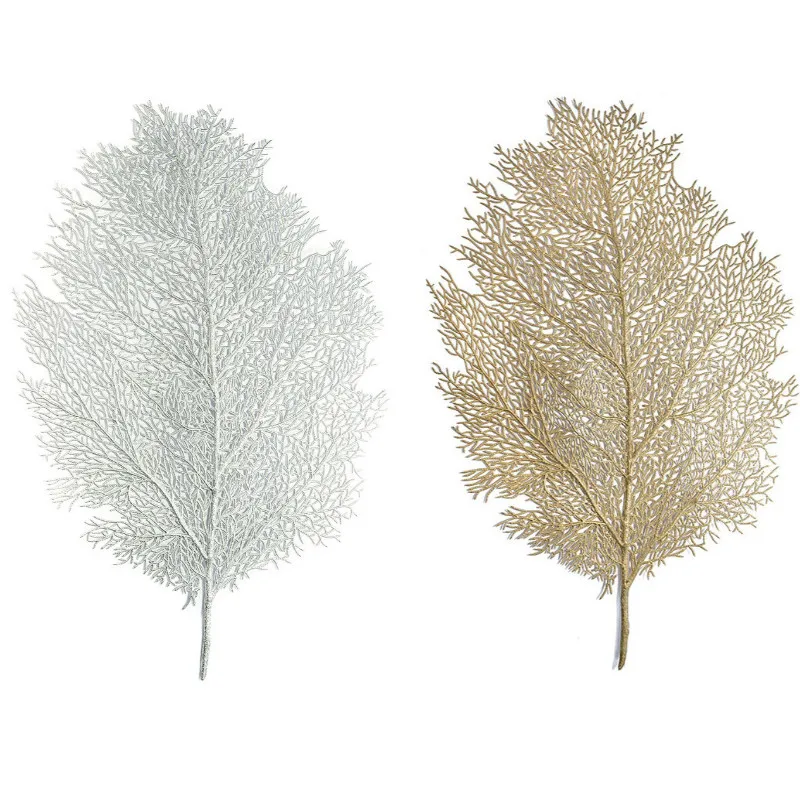 Подставки для обеденного стола с изображением листьев лотоса пальмового листа