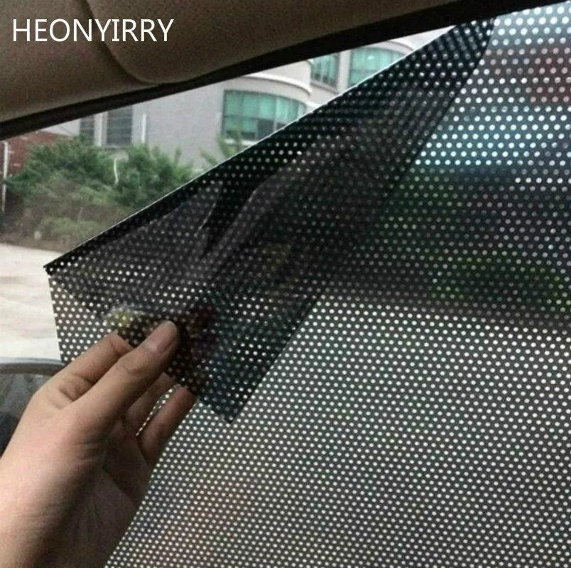 Автомобильный солнцезащитный козырек черный от солнца 42 х38 см с маленькими