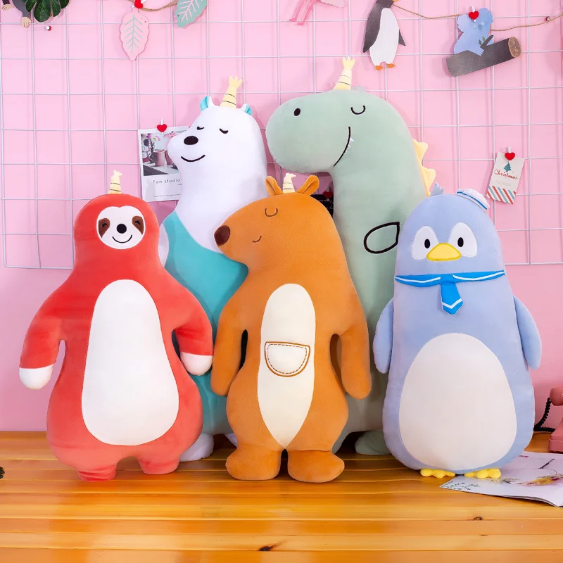 Kawaii чучело игрушки плюшевая обезьянка медведь Unciorn лошадь Пингвин кенгуру