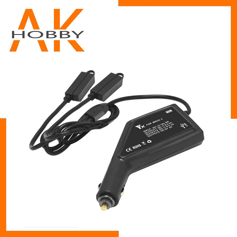 3 канальный адаптер для автомобильного зарядного устройства DJI Mavic 2 Pro / Zoom с