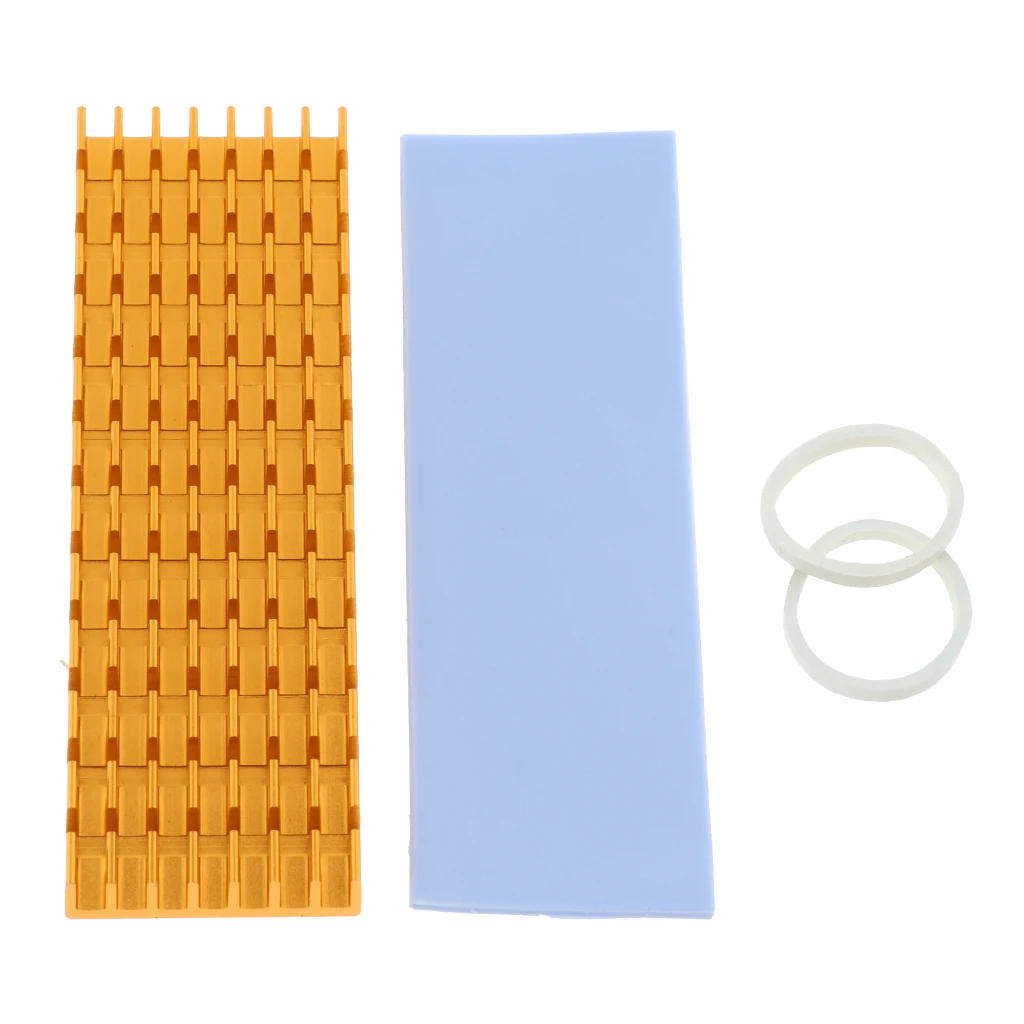 Алюминиевый радиатор SSD жесткий диск кулер + силиконовая термальная прокладка