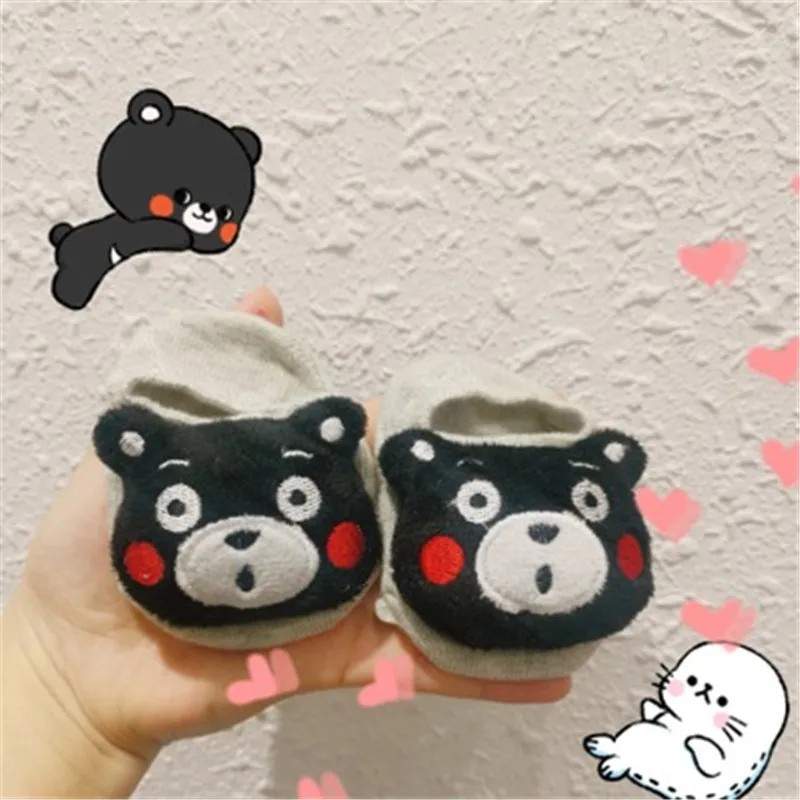 2019 г. Детские носки с героями мультфильмов детские теплые невидимые нескользящие