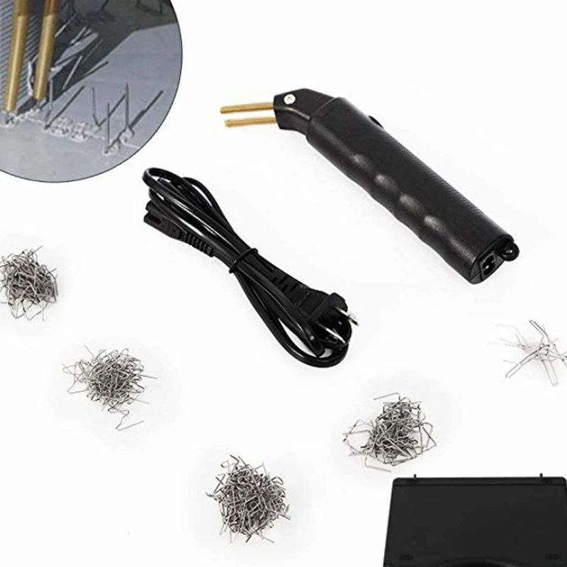 

Hot Stapler Plastic Car Bumper Repair Kit Bodywork Fender Fairing Welder Tool Professional Welding Repairing Welding Machine, 20