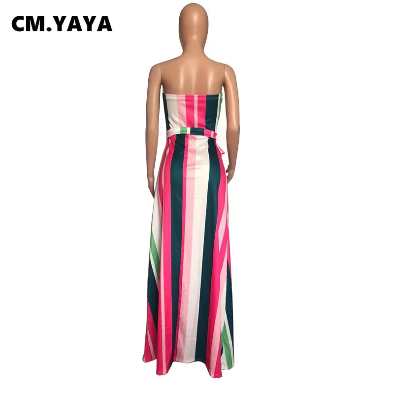 См. Несокрушимая Механическая женские длинные многоцветное платье в полоску без