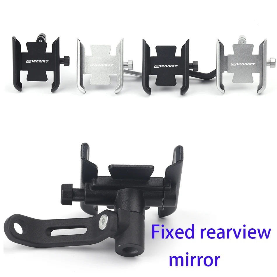 for bmw r1200rt r 1200rt motorcycle cnc aluminum mobile phone holder gps navigator rearview mirror handlebar bracket accessories free global shipping