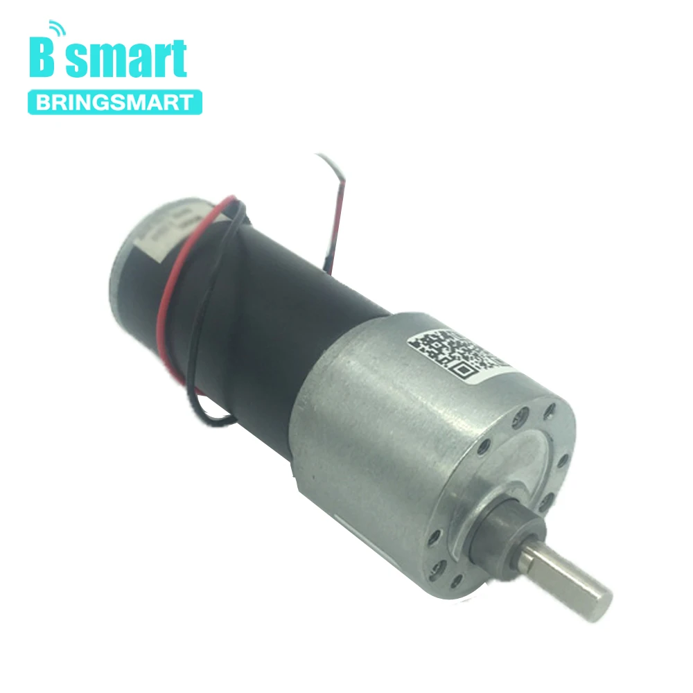 Bringsmart 37GB31Y Шестерни мотор моментоемкий DC Шестерни мотор 31ZY трубчатый постоянный магнит мини Электрический Мотор 12V 24V