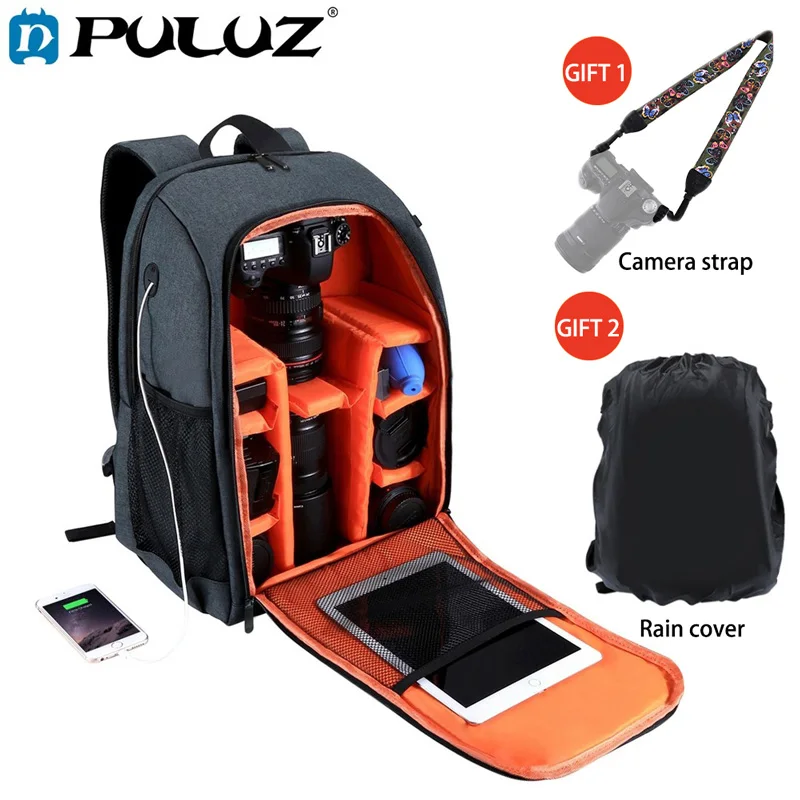 PULUZ Outdoor Portable Lowepro Waterproof Shoulders Camera B
