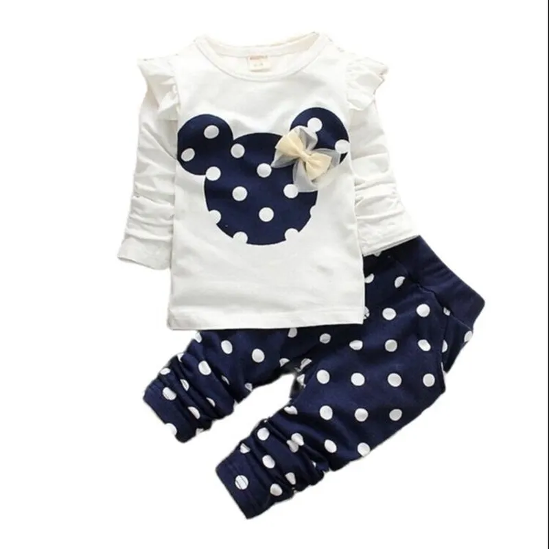 Комплекты одежды для девочек комплект детской с Микки Маусом хлопковые топы