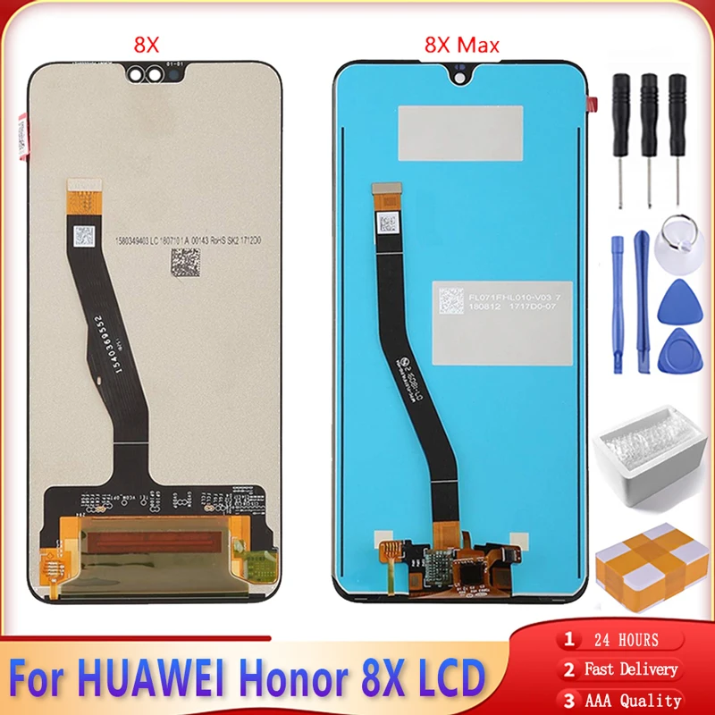 Оригинальный модуль дисплея для Huawei Honor 8X ЖК дисплей с сенсорным экраном и
