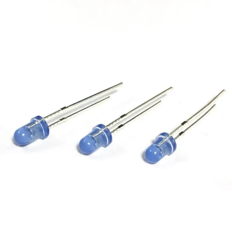 Светодиодные бусины 3 мм F3 с круглой головкой красный зеленый синий желтый