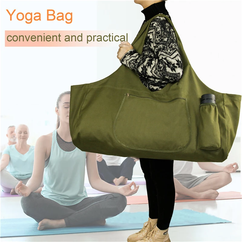

Fashion Sports Yoga Mat Storage Shoulder Bag Women Fitness Bag Messenger Bag Cylinder Yoga Bag