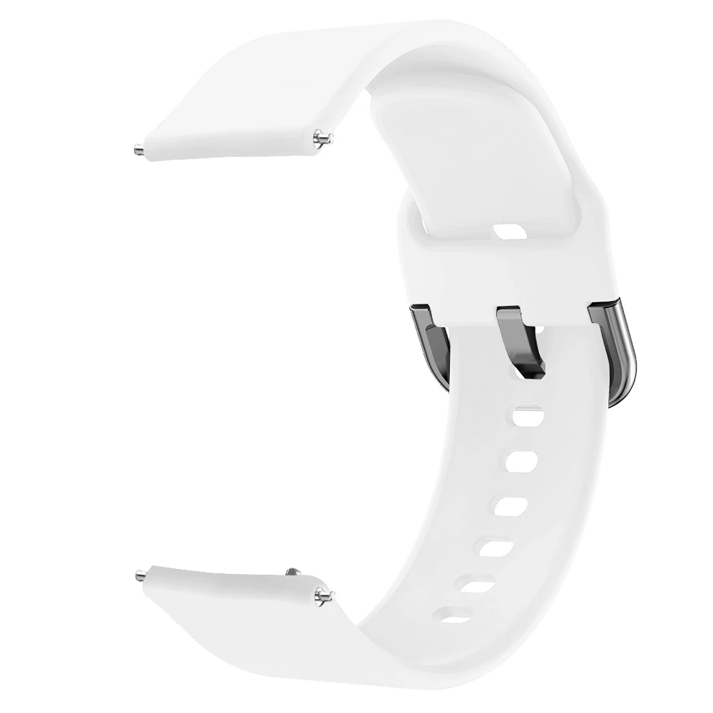 Цветной мягкий силиконовый сменный ремешок для Garmin Vivoactive3 Vivomove HR умный Браслет