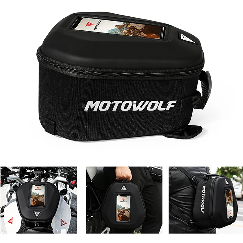 Мотоциклетная сумка MOTOWOLF для масляного и топливного бака Магнитная велосипеда
