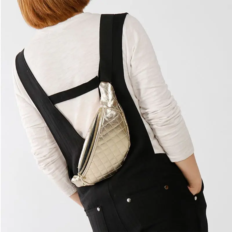 

Fashion Women Waist Bag Bum Phone Pouch Fanny Pack Running Zip Belt Chset Bags Travel