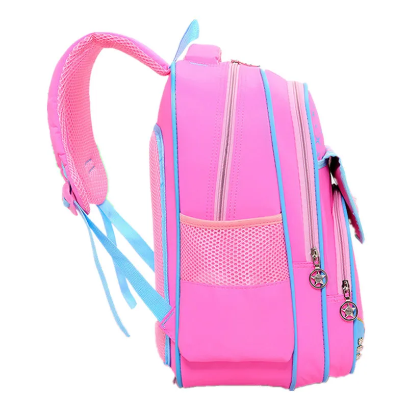 Cartoon print princess school bags for girls Orthopedic backpack Children schoolbag waterproof travel backpacks mochila escolar