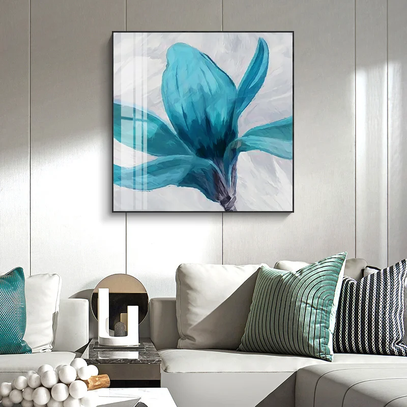 

Simple and modern Nordic punk wind abstract black and white figure minority art sitting room decoration painting canvas