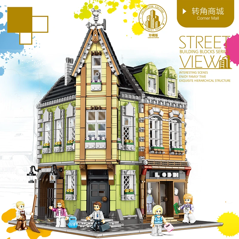 QL0919 Creator The Corner Mall Market Expert фигурки строительные блоки кирпичики город Вид