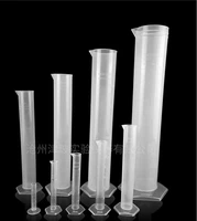 100ml transparent plastic graduated tube liquid measurement graduated cylinder laboratory specific laboratory supplies 500pc