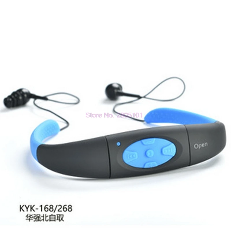 

by dhl 20pcs Hot sale Sport Bluetooth headphones swimming neckband waterproof earphone underwater Diving swim surfing IPX8