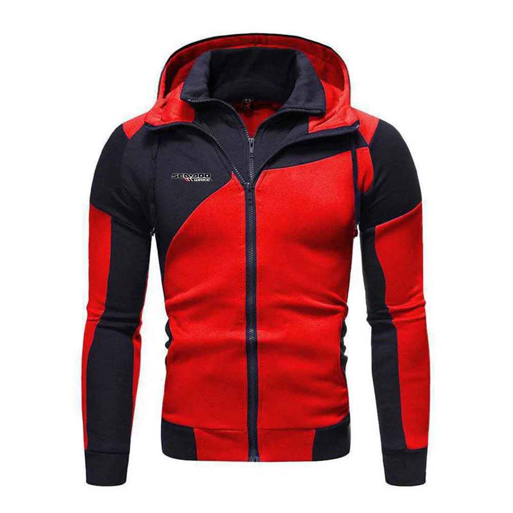 

2021 Spring Autumn Sea Doo Seadoo Moto Logo Jacket Mens Sweatshirt Hoody Zipper Hoodies Harajuku Male Clothing Mans Coats