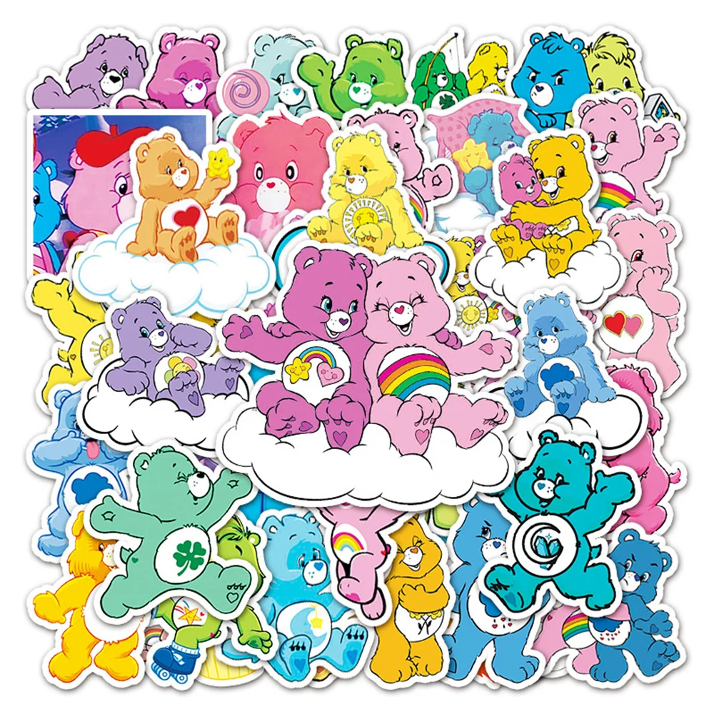 

10/30/50PCS Lovely Colorful Love Bear Cartoon Graffiti Waterproof Sticker Suitcase Notebook Refrigerator Stationery BoxWholesale