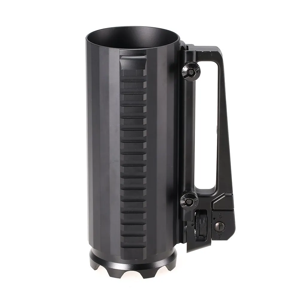 Однотонная пивная чашка для спорта на открытом воздухе с Рельсом и ручкой