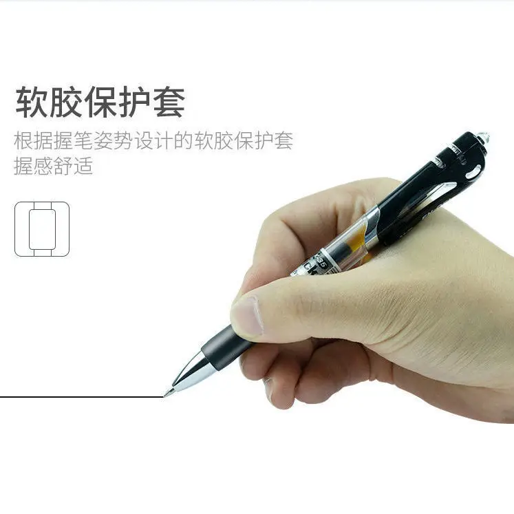 

2022 31 шт. гелевая ручка для прессования 0,5 мм, шариковая ручка большой емкости с толстым стержнем для подписи