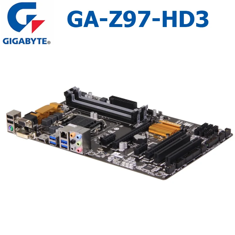 Gigabyte GA-Z97-HD3 материнская плата LGA 1150 DDR3 оригинальный десктопный компьютер 32 Гб Cpu i7
