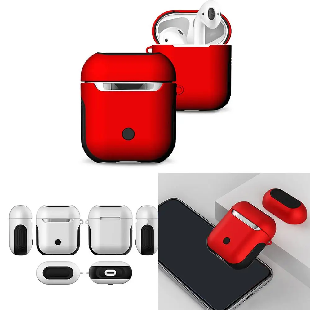 Чехол для наушников Apple AirPods чехол беспроводных Bluetooth Air Pods Защитный AirPod аксессуар