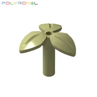 polyroyal building blocks parts clover flowers plants potted 10 pcs moc compatible with brands toys for children 37695