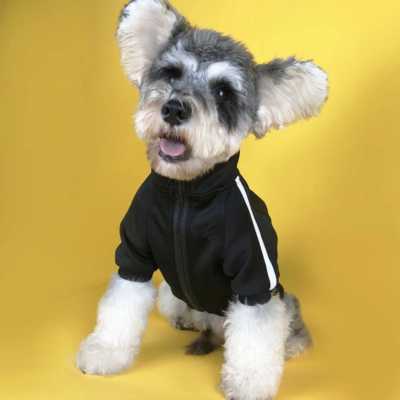 

Pet Clothing Teddy French Bulldog Chihuahua Yorkshire Boogie Schnauzer Zipper Coat Jacket Small Dog Clothes Dropshipping ZY2030