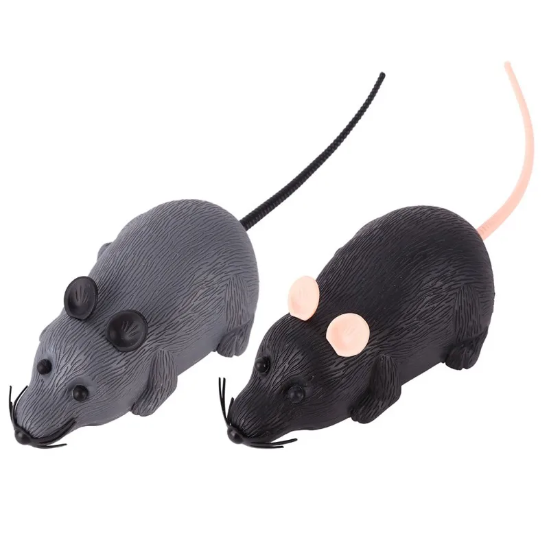

Plastic Cat Simulated Mice Toys Black Grey Optional Pull Back Toys Automatic Go Forward Mouse Toy Elegant Temperament Charming