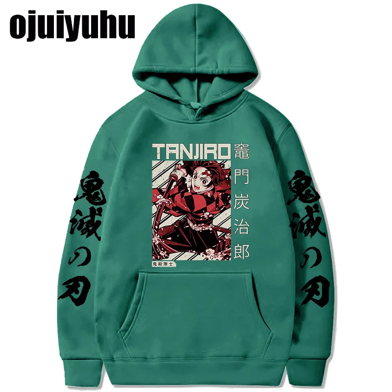 

Kimetsu No Yaiba Men women Demon Slayer Hoodies Harajuku Anime Japan Kawaii Hoodie Kimetsu Cartoon Sweatshirt Tanjiro Nezuko