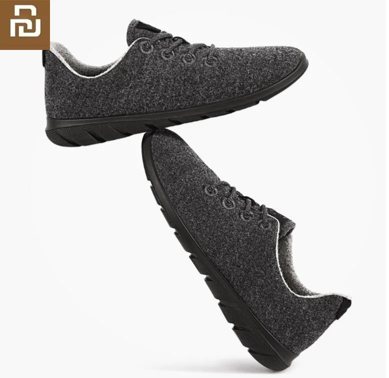 Youpin мужская цельная удобная шерстяная обувь светильник медленная ударная