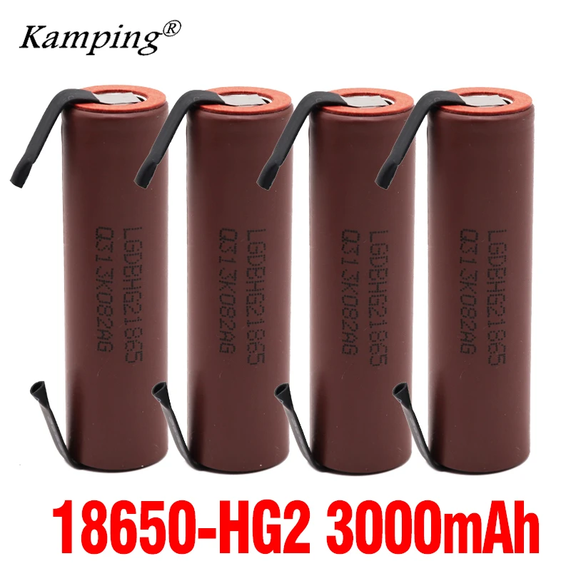 100% Оригинальный аккумулятор большой емкости HG2 18650 3000 мА · ч для Power с высоким
