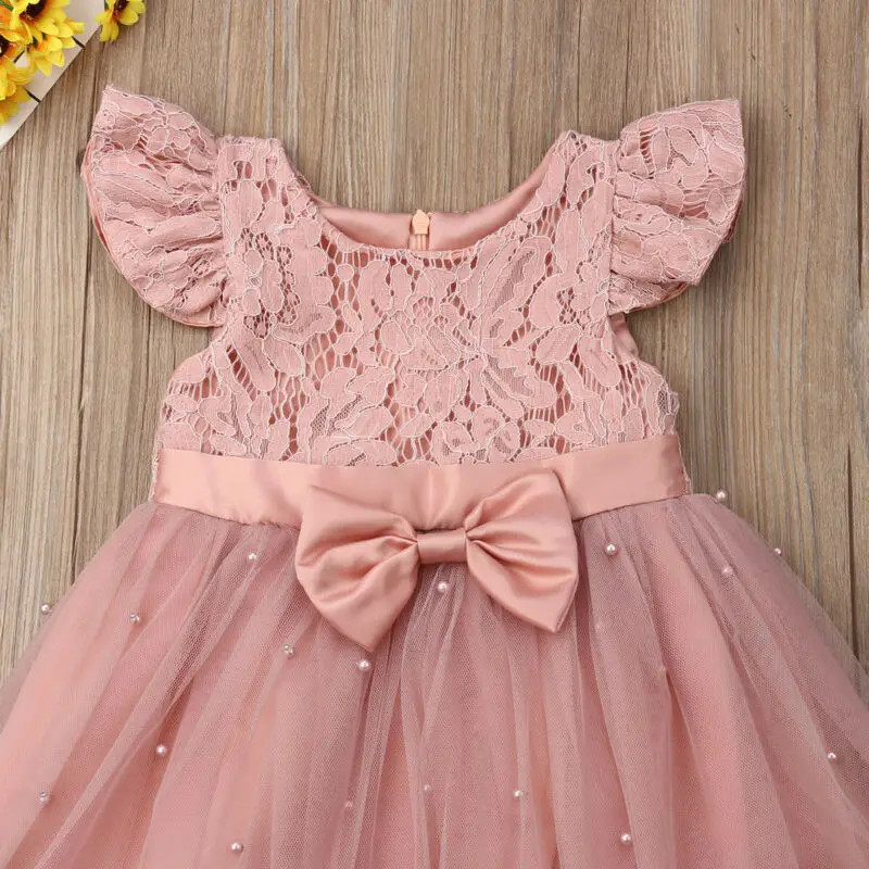 

Kids Dress Toddler Kids Baby Girls Cute Sleeveless Dress Princess Party Lace Tutu Dress