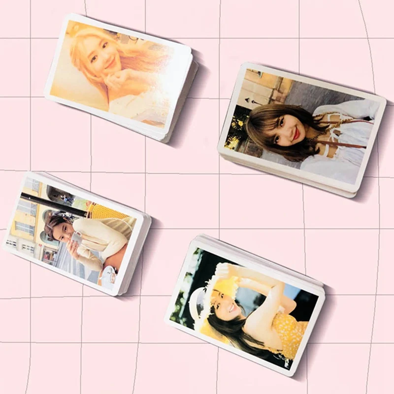 54 шт./компл. Kpop Blackpink Lomo карта Bangtan мальчики фотографии Открытка-приглашение картинки канцелярские принадлежности украшения подарки вентилятор