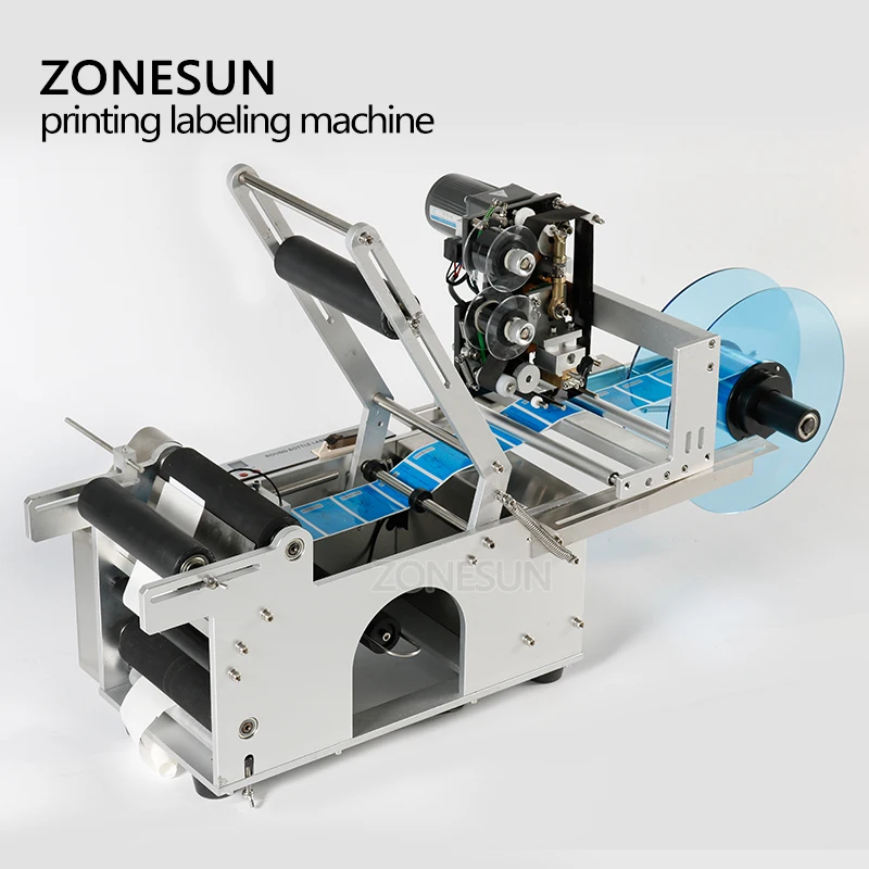 ZONESUN LT 50D полуавтоматическая маркировочная машина для бутылок лекарств с