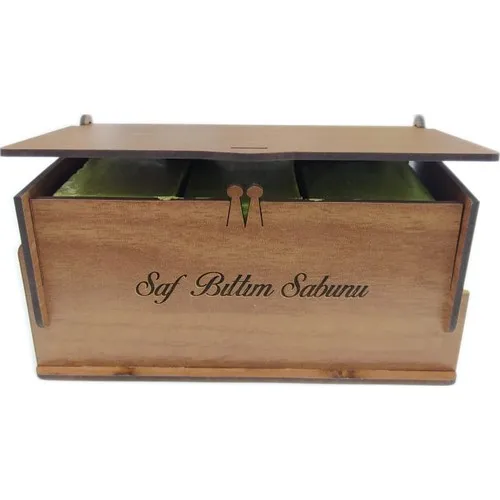

Siirt Handmade Pure Bittim Soap 1 kg Wood Box
