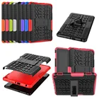 Чехол для планшета Amazon-Kindle Fire HD 8 Plus 2020 10-го поколения, прочный резиновый чехол-подставка, защитный чехол из ТПУ и ПК, противоударный чехол