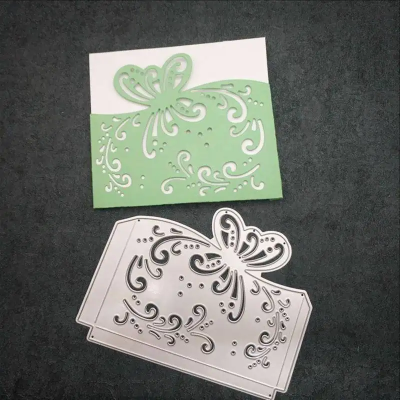 Бабочка конверт поздравительная открытка металлические режущие штампы