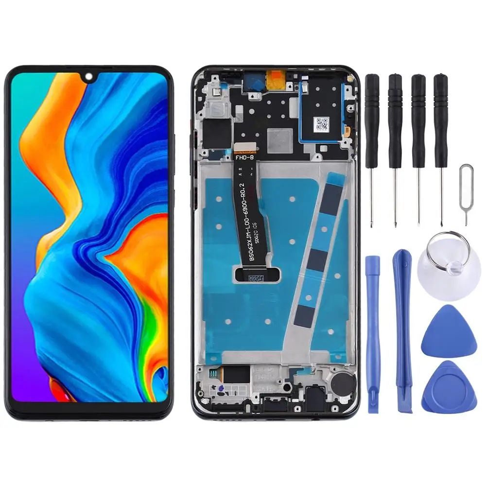 

ЖК-экран и дигитайзер в сборе с рамкой для Huawei P30 Lite / Nova 4e (RAM 6G / High Version)
