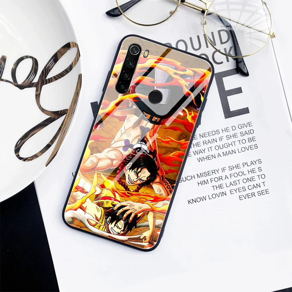 

One Piece Case for Xiaomi Redmi Note 8 7 8A 7A 8T K20 6 Pro Mi 9 9T 10 8 Pro SE A3 A2 Lite CC9 F1 Glass Phone Cases Cover Funda