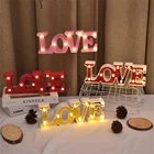 Неоновые светильники с надписью Love на английском языке, светодиодный декоративный фотосветильник, свадебная настенная комната, атмосферный декор, товары Вечерние