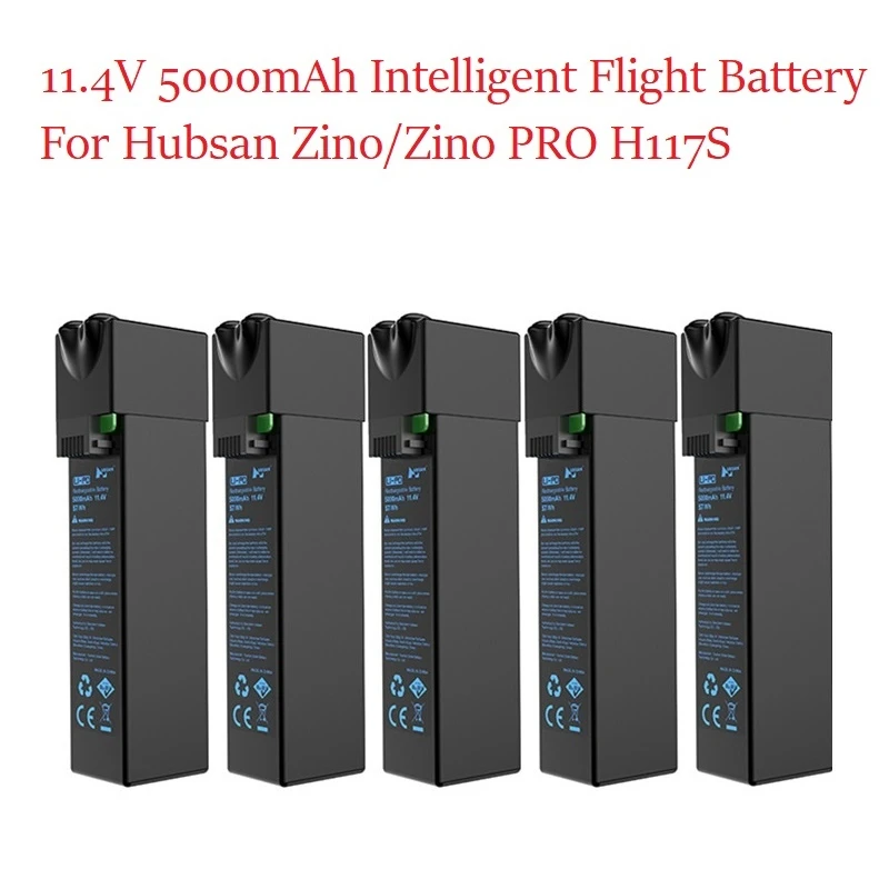 

Upgrade 11.4V 5000mAh Rechargeable battery for Hubsan Zino/Zino PRO H117S RC Drone Quadcopter Spare Parts Intelligent Flight