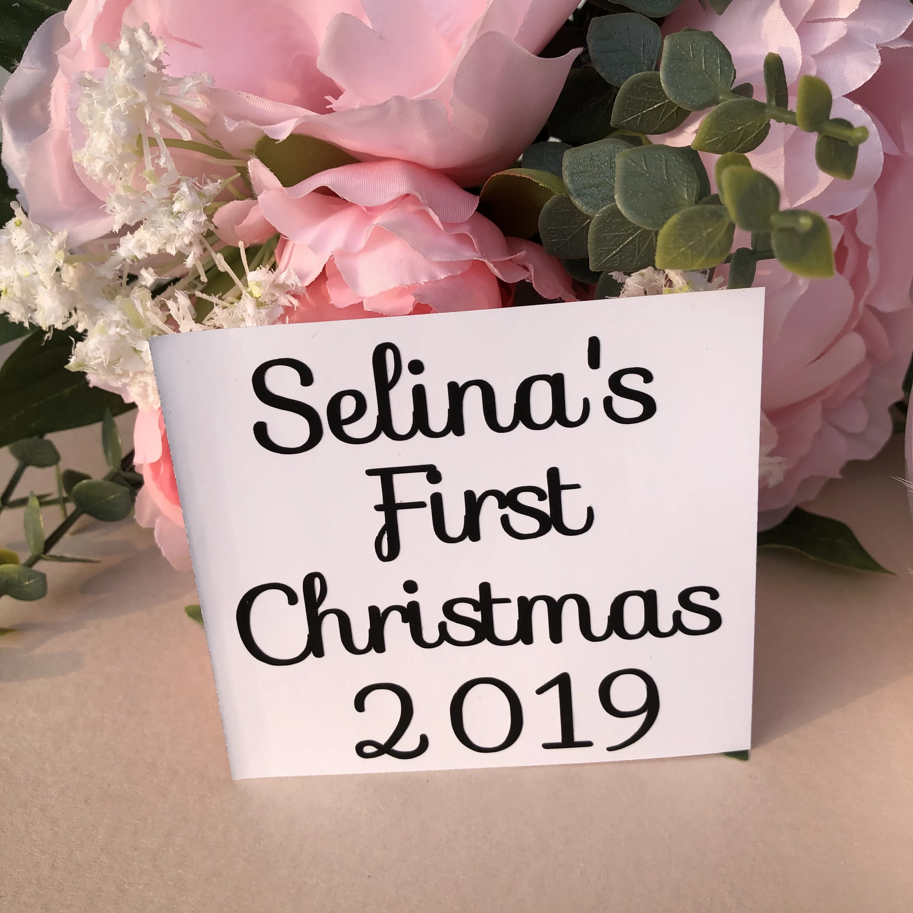 Персонализированные виниловые наклейки с именем для детей первый